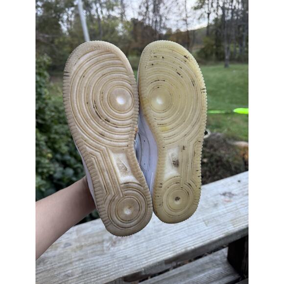 Preowned Nike AF1 LV8 Playful Print White SIZE 5y - Picture 8 of 9